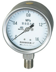 YTQN-160耐震全不锈钢安全压力表