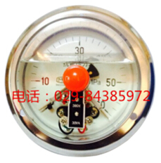 轴向耐震电接点压力表YTNXC-100Z